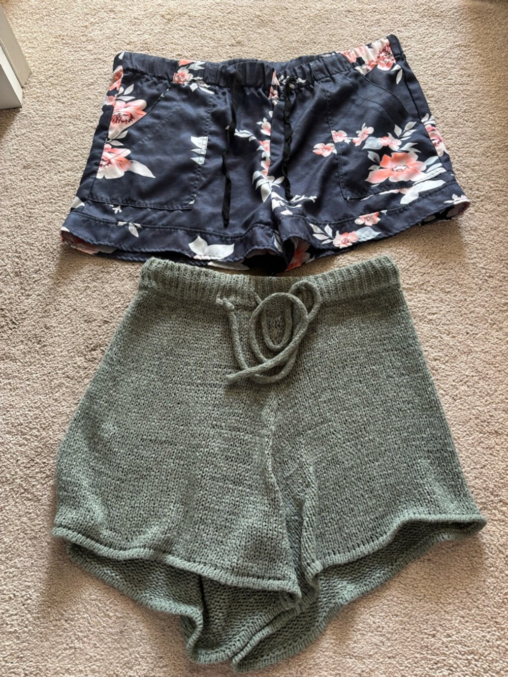 Two Pair of Pink Lily Shorts S